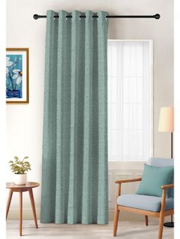 NEFERTITI HOME - Twillbone Digital Printed Sea Green Blackout Curtain