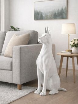 Smokey Cocktail - Doberman Guard Decor - White