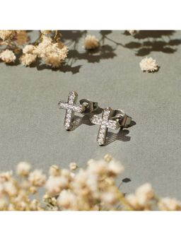 Salty Alpha - Messiahs Cross Stud Earrings