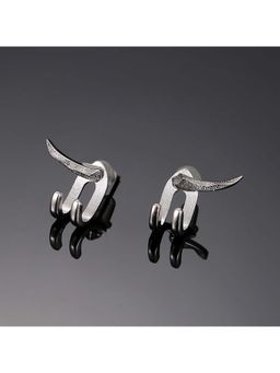 Salty Alpha - Lannister Silver Stud Earrings