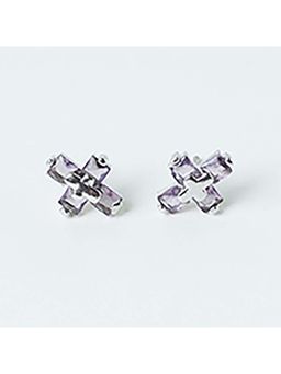 Salty Alpha - Modern Faith Lilac Stud Earrings