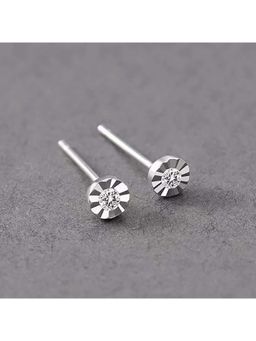 Salty Alpha - Diamond Stud Earrings