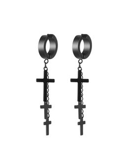 Salty Alpha - Ear Cuffs Non Piercing Black Earrings