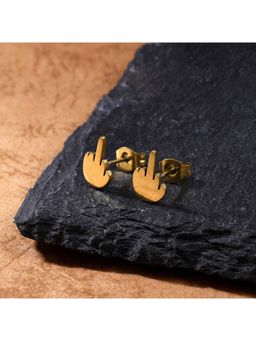 Salty Alpha - Idgaf Stud Earrings