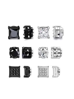 Salty Alpha - Magnetic Aura Non Pierced Stud Earrings (Pack Of 6)
