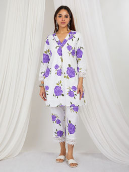 Tapestry - Purple Printed Co-Ord (Set of 2)