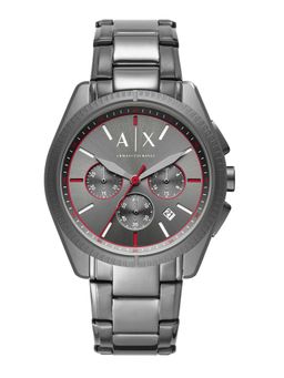 ARMANI EXCHANGE - Gun-Metal Grey Strap Casual Watch AX2851