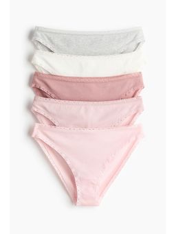 H&M - Women Multi-Color 5-Pack Cotton Briefs