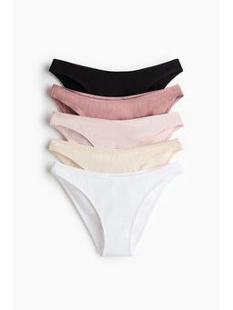 H&M - Women Multi-Color 5-Pack Cotton Briefs