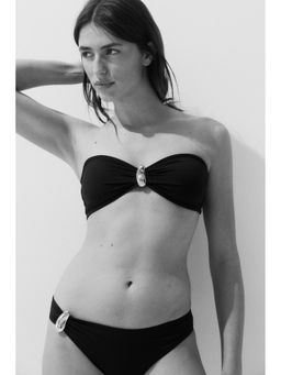 H&M - Women Black Padded Bandeau Bikini Top