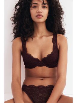 H&M - Women Multi-Color 2-Pack Lace Thong Briefs