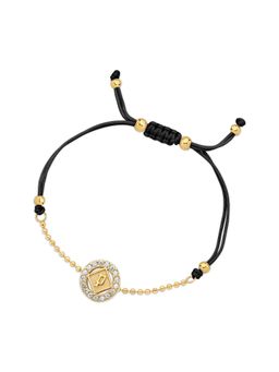 Police - Luck Gp Crystal Black Cord Slider Bracelets For Women