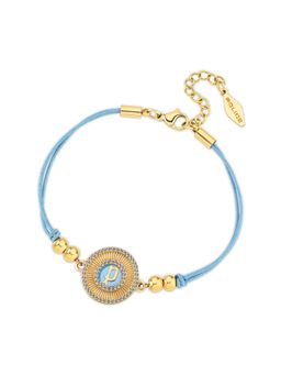 Police - Luck Gp W Crystal, Blue Double cord Bracelet For Women