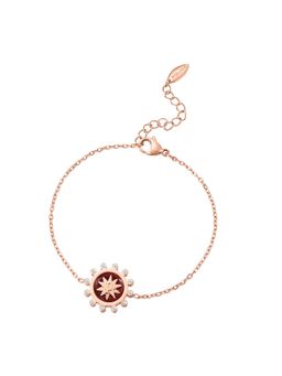 Police - Stellar Rg Motif W Red Enamel and Crystals Bracelet For Women