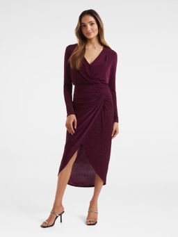 Forever New - Purple Rory Petite Glitter Midi