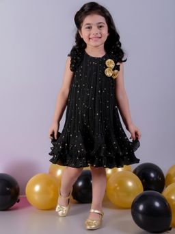Lil Drama - Glam Up Girls Black Dress