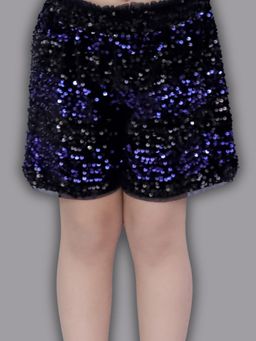 Lil Drama - Razzle Dazzle Girls Navy Blue Shorts