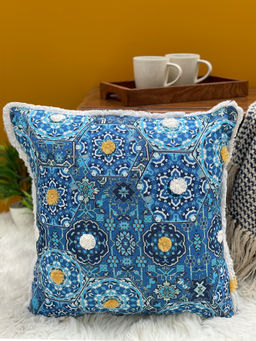AME - decorative cushion cover, Bohemian Roya - Bella Vida Collection - 18x18