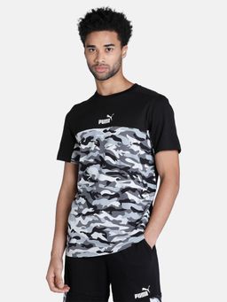 Puma - Ess Block Camo Mens Black T-shirt