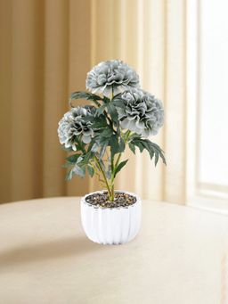 Ekhasa - Dahlia Flower Vase Pot with Artificial Flowers