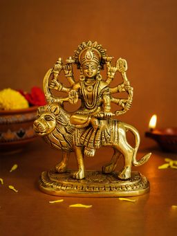 Ekhasa - 100% Pure Brass Durga Maa Idol