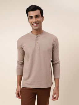 Fabindia - Beige Cotton Waist Length Tee