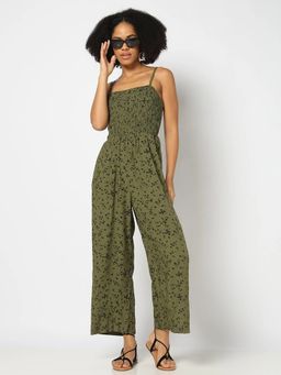 GAP - Women's Floral Smocked Jumpsuit