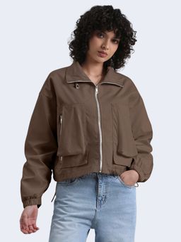 SHOWOFF - Edition Women's Brown Bomber Jacket