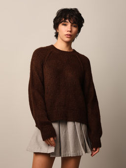 ONLY - Regular Fit Brown Sweater