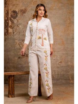 Autumnlane - Hopipola Alabaster Embroidered Co-Ord (Set of 2)
