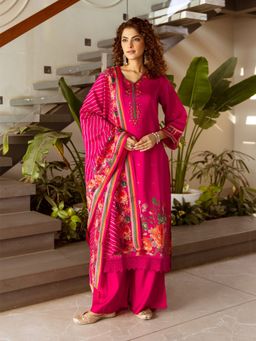 Autumnlane - Kabool Rani Kurta and Pant with Dupatta (Set of 3)