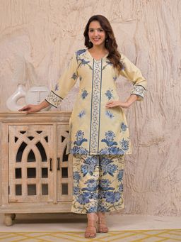 Autumnlane - Kara Admiral Cotton Printed Co-Ord (Set of 2)