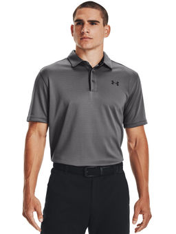 Under Armour - UA Techa, Grey Polo T-Shirt