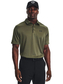 Under Armour - UA Techa, Olive Polo T-Shirt
