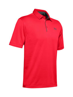 Under Armour - UA Techa, Red Polo T-Shirt
