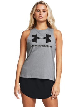 Under Armour - UA W Sport Style Graphic Grey Tank