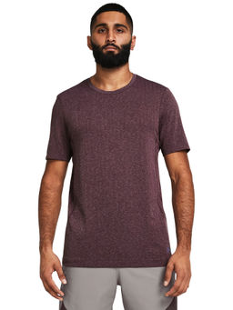 Under Armour - UA Rusha, Seamless Short Sleeve Purple T-Shirt
