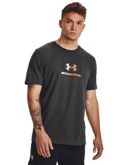 Under Armour - UA GLobal Locker Tag Short Sleeve Grey T-Shirt