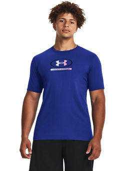 Under Armour - UA GLobal Locker Tag Short Sleeve Blue T-Shirt