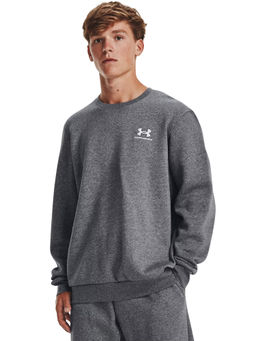 Under Armour - UA Essential Fleece Grey Crew Neck Sweatshirts
