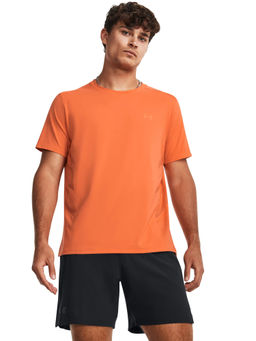 Under Armour - UA ISO Chill Laser Heat Short Sleeve Orange T-Shirt