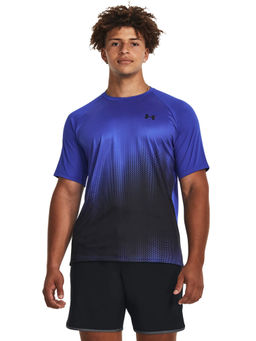 Under Armour - UA Techa, Fade Short Sleeve Blue T-Shirt