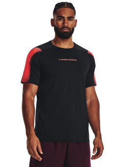 Under Armour - UA Heat Gear Fitted Short Sleeve Black T-Shirt
