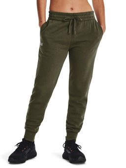 Under Armour - UA Rival Fleece Green Joggers