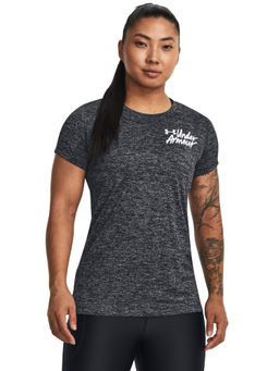 Under Armour - UA Tech Twist Graphic Black Short Sleeve T-Shirt