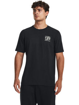 Under Armour - UA Outdoor Tear Grid Short Sleeve Black T-Shirt