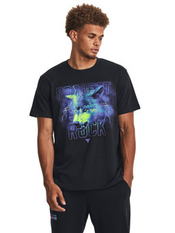 Under Armour - UA Project Rock Wolf Heavy Weight Short Sleeve T-Shirt