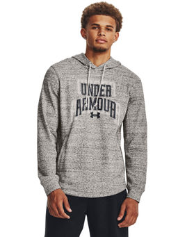 Under Armour - UA Rival Terry Graphic Grey Hoodie
