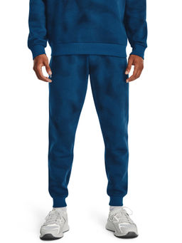 Under Armour - UA Rival Fleece Printed Blue Joggers