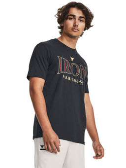Under Armour - UA Project Rock Paradise Short Sleeve Black T-Shirt